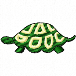 Turtle Embroidery Design 7
